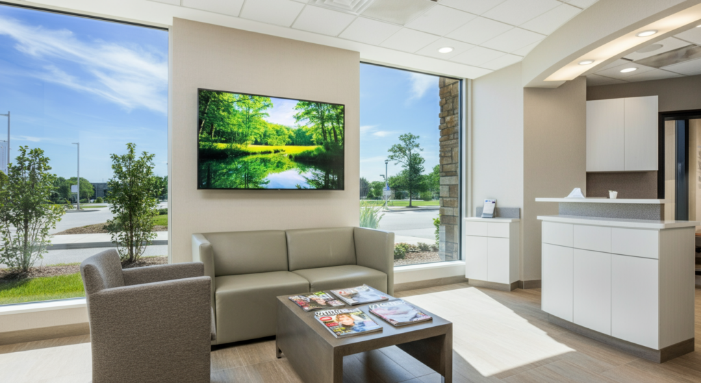 Transforming Dental Office Waiting Rooms with Tailored Video Content