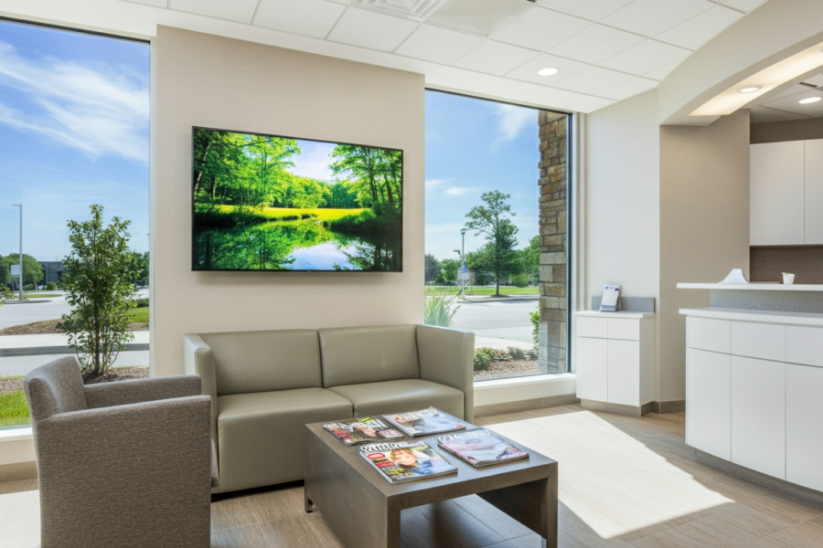 Transforming Dental Office Waiting Rooms with Tailored Video Content