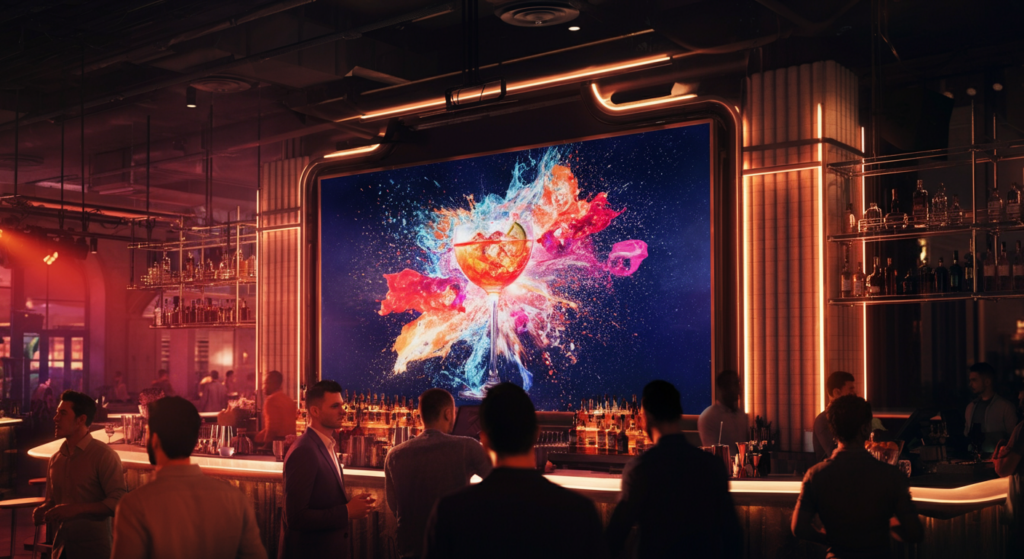 Revolutionizing Bar Atmospheres with Cutting-Edge Digital Signage