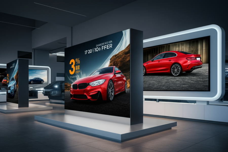 Driving Customer Engagement: Digital Signage Solutions for Auto Dealerships